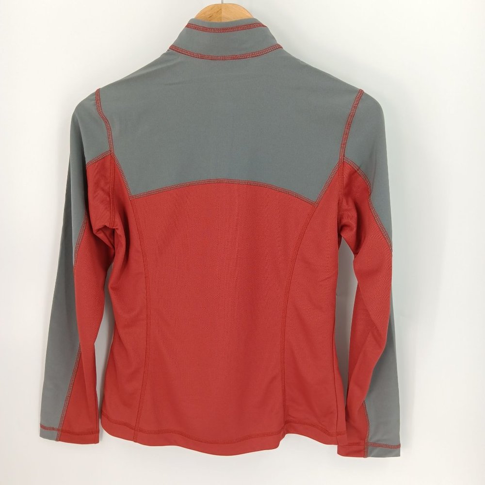 NORTH END LADIES BRICK/GRAY XXL SLEEVE SHIRT - Picture 2 of 16